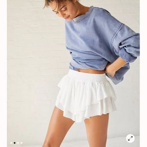 Free people ruffle shorts